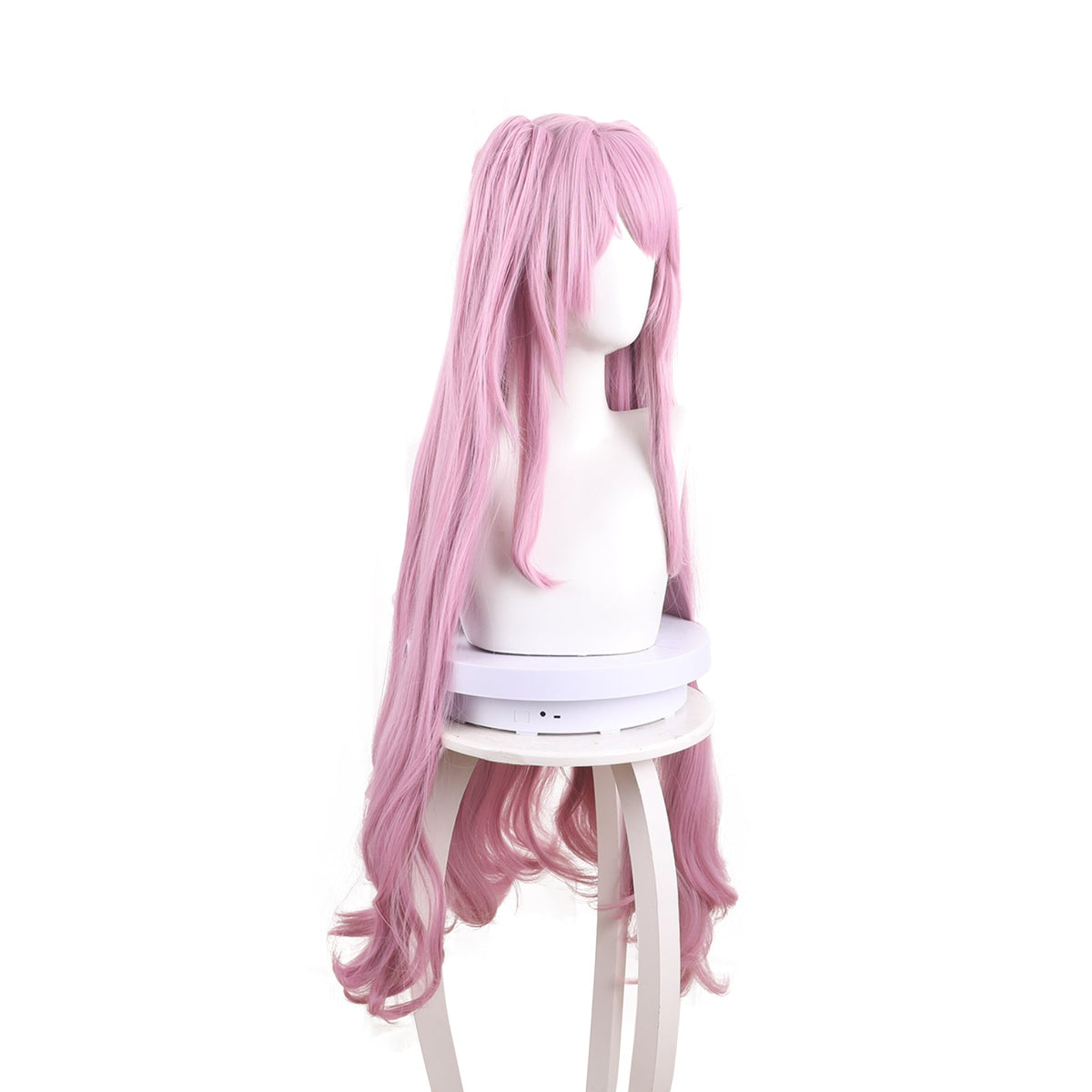 Game GODDESS OF VICTORY NIKKE Yuni Pink Long Cosplay Wig