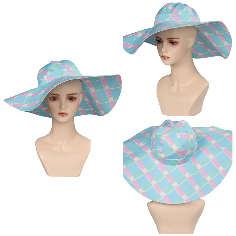 Doll Movie matching Blue Female Hat Accessories Gifts Cosplay Hat Cap Halloween Costume Accessories