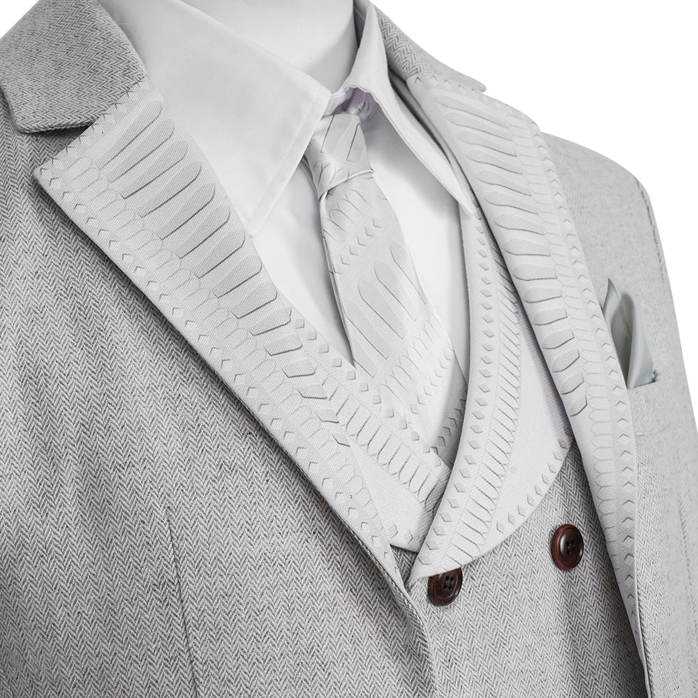 Moon Knight grey suit Movie Cosplay Costume