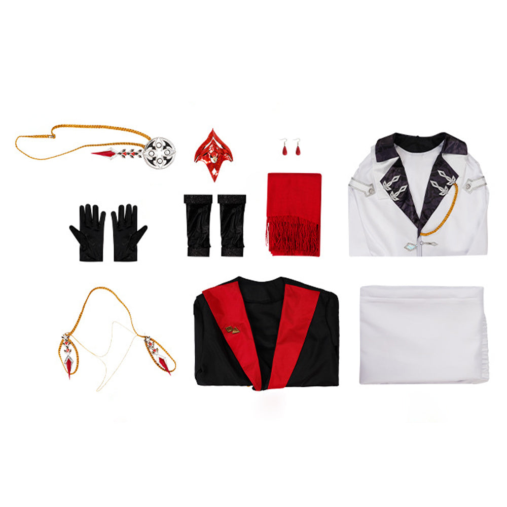 Genshin Impact Childe ( Tartaglia ,Ajax ) Fatui uniform Cosplay Costume