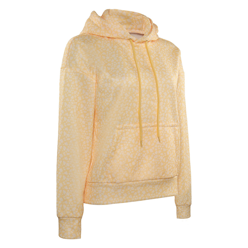 Doll Movie Yellow Women Girls Hoodie Party Carnival Halloween Cosplay Costume