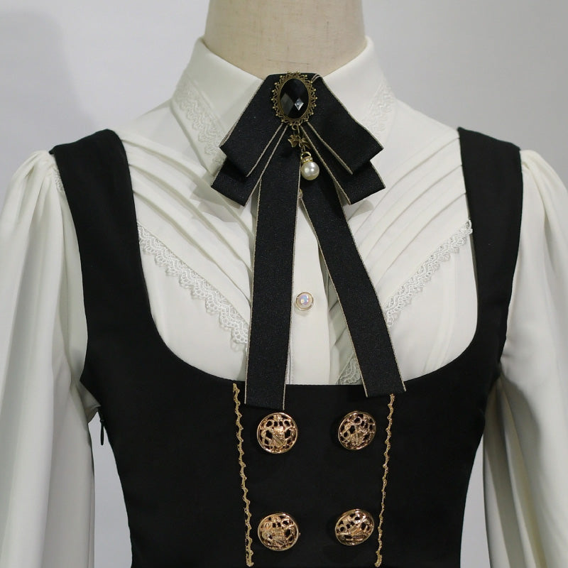 Physicist Inspired Elegant Academia Core Lolita Dress
