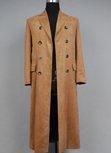 Doctor Who Dr. Brown Long Trench Coat Suit Costume Custom Made