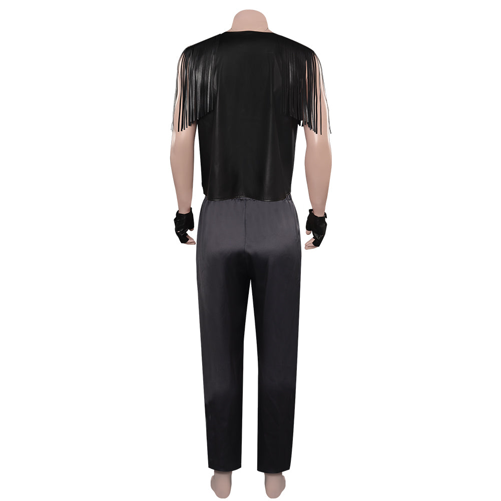 Doll Movie Ken Ryan Gosling Black Fringe Vest Full Set Cosplay Costume