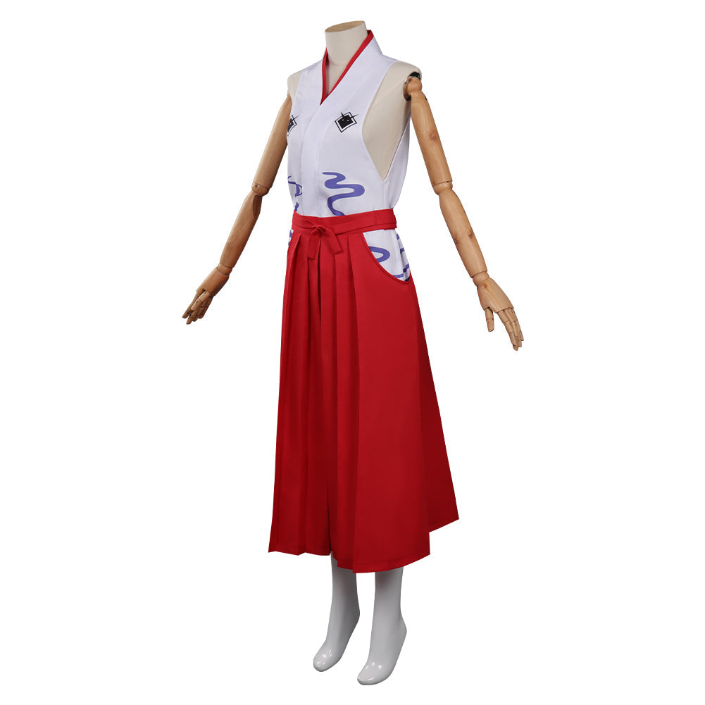 Anime One Piece Yamato Cosplay Costume Kendo Hakama Outfits