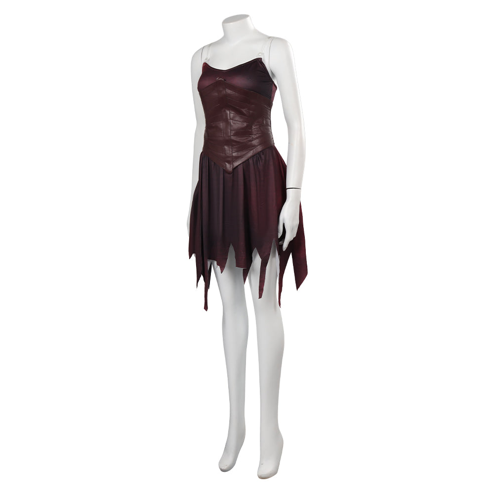 Movie Damsel Princess Elodie Battle Uniform Cosplay Costume Outfits Halloween Carnival Suit
