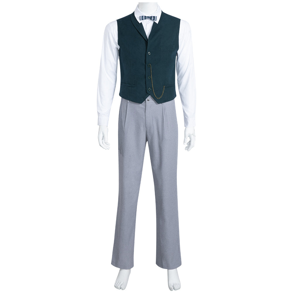 Fantastic Beasts: The Secrets of Dumbledore Newt Scamander Movie Cosplay Costume
