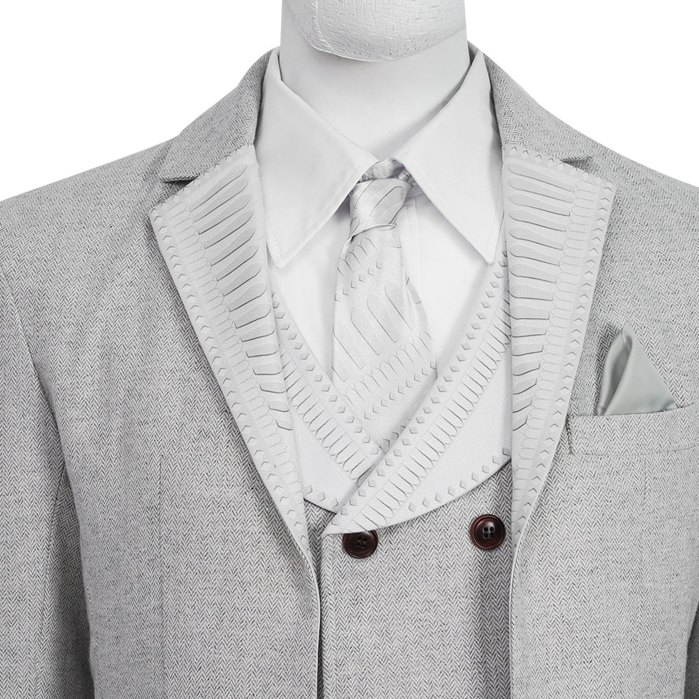 Moon Knight grey suit Movie Cosplay Costume