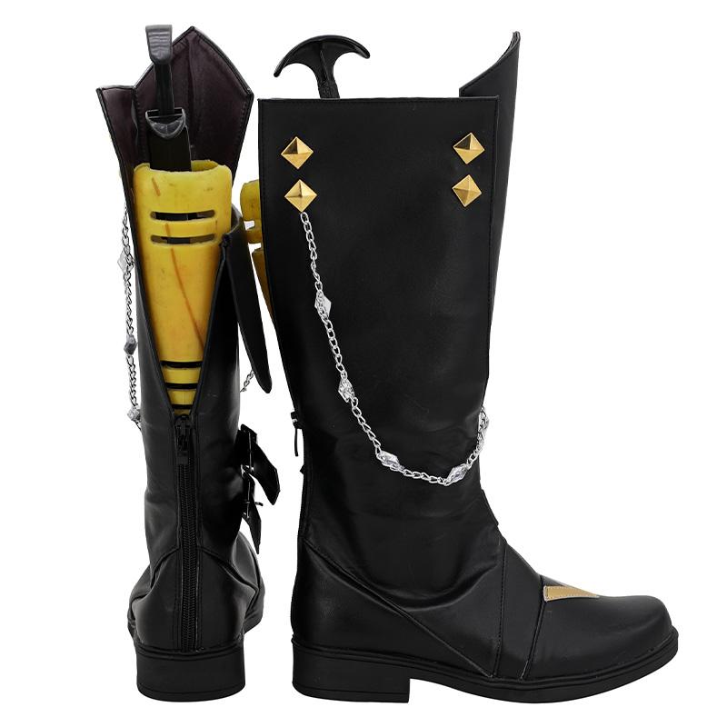 Genshin Impact Tartaglia Boots Halloween Costumes Accessory Cosplay Shoes