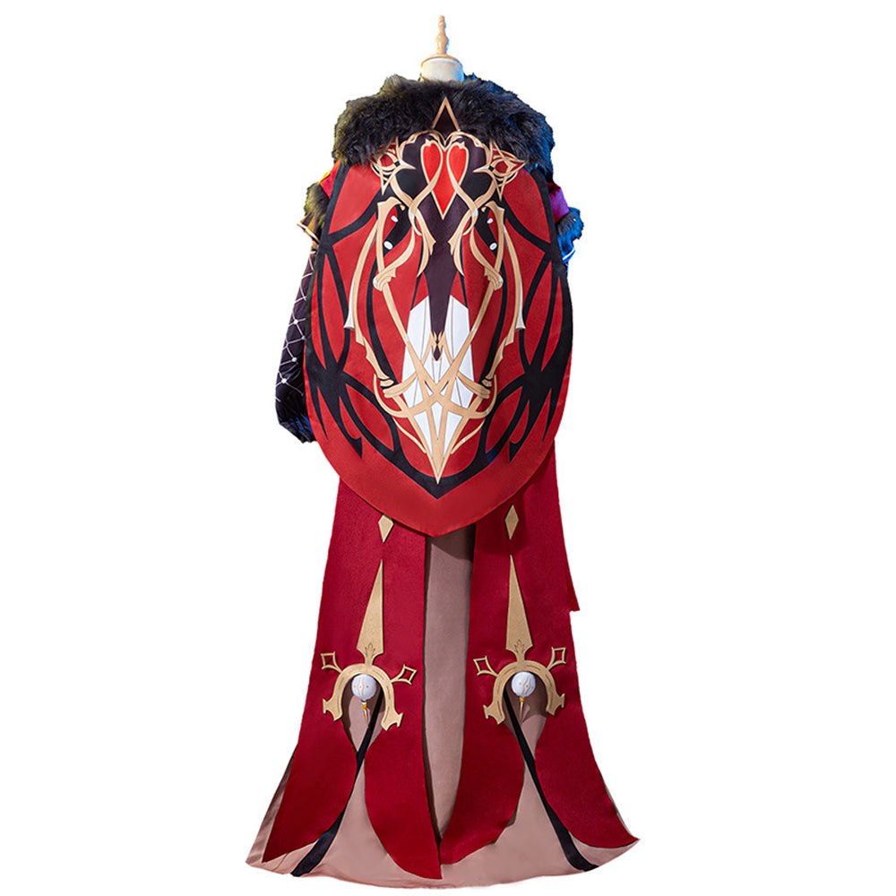 Genshin Impact Fatui La Signora Cosplay Costume