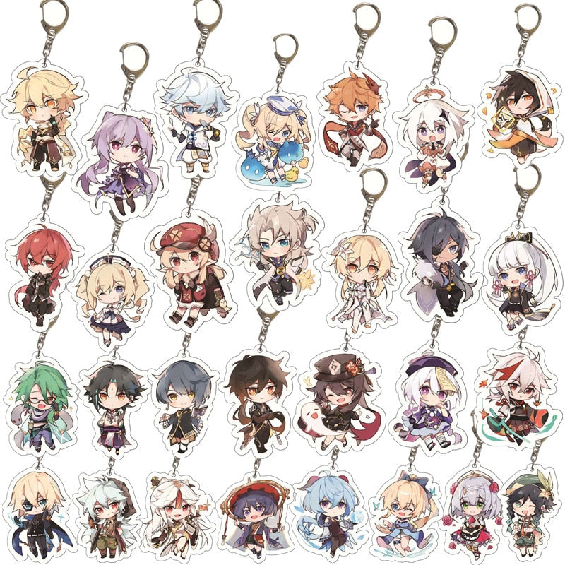 Genshin Impact Cosplay Keychain