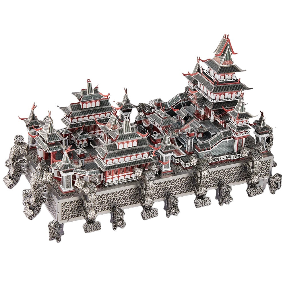3D Puzzles Sky Royal Palace Metal Model Building Kits DIY Toys for Teen Brain Teaser Jigsaw Creative Gifts 620pcs