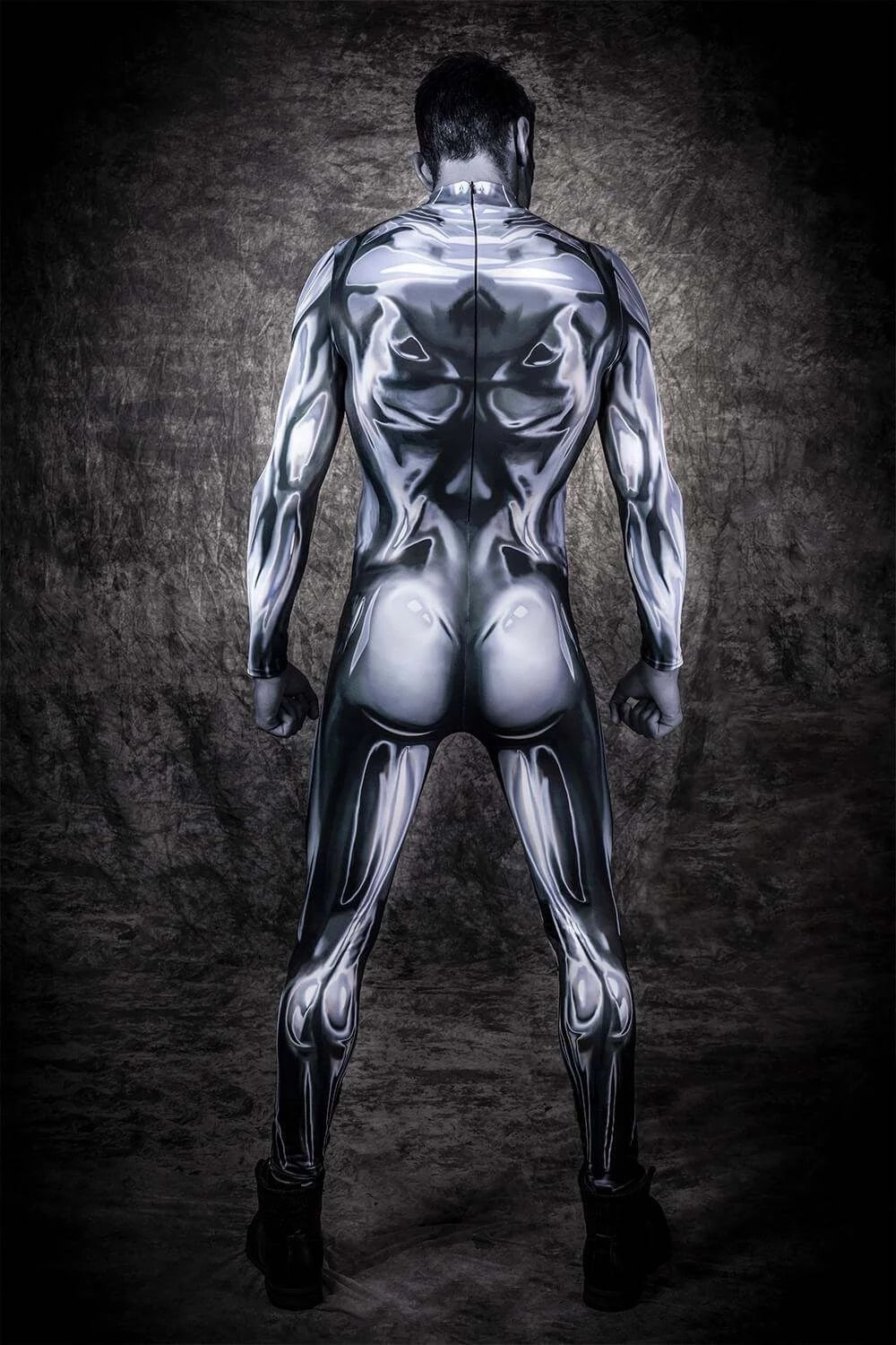 Adult/Kids Silver Surfer Cosplay Costume Superhero Suit Halloween Bodysuit Man Boys Zentai Suit