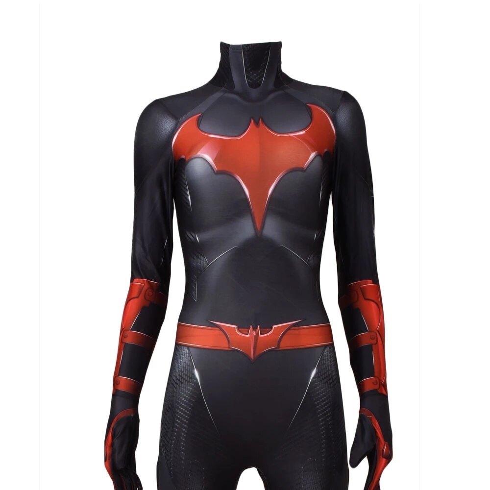 Adults Kids Batgirl Cosplay Costume Woman Girls Superhero Bodysuit Zentai Suits Halloween Jumpsuit