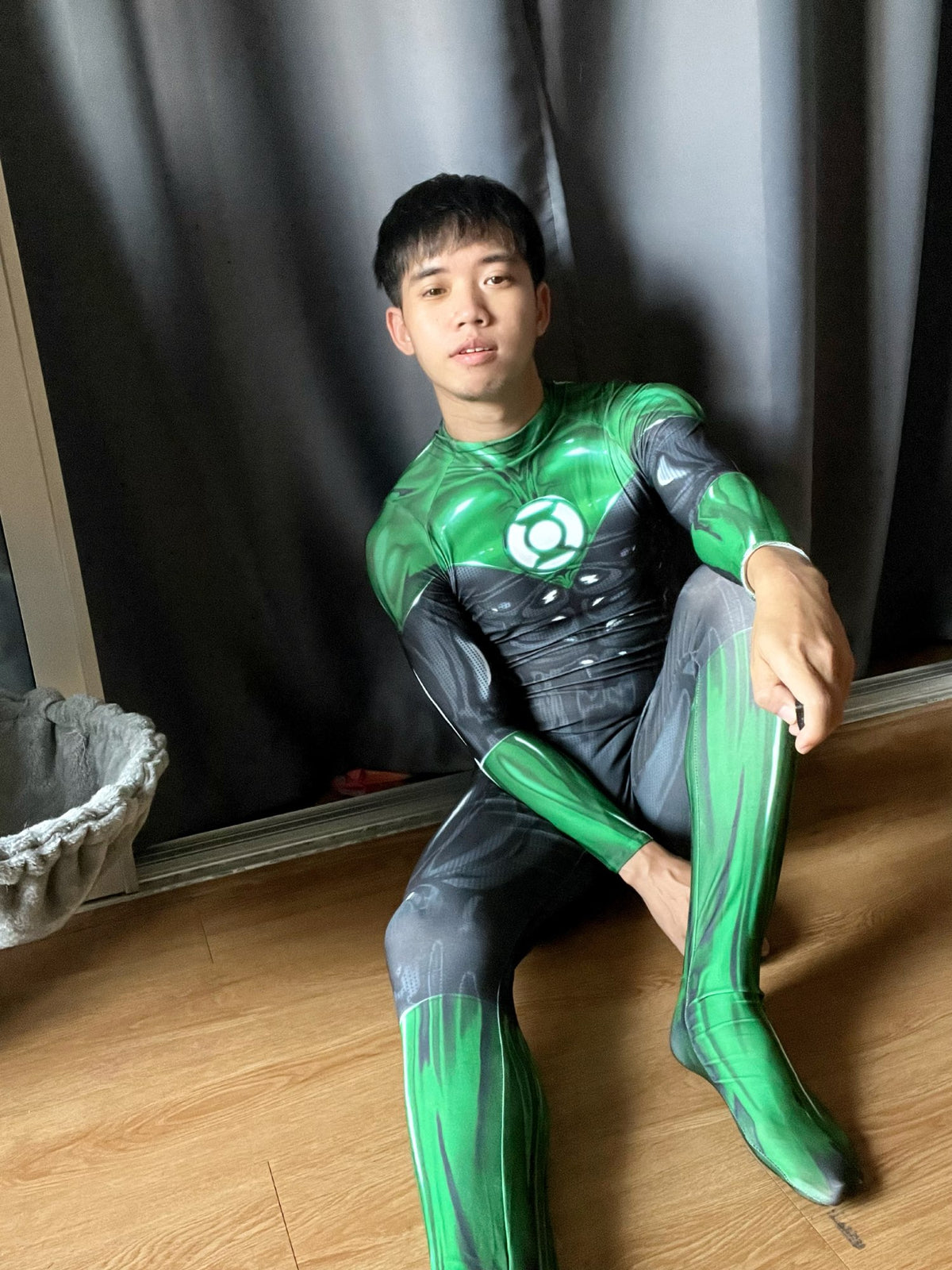 Adults Kids Green Lantern Cosplay Costumes Man Boys Zentai Bodysuit Suit Superhero Halloween Jumpsuit