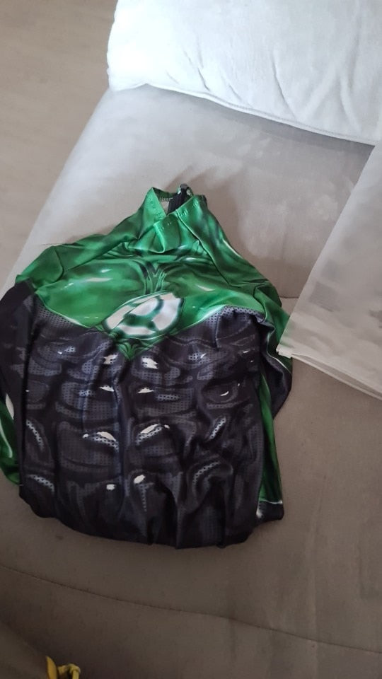 Adults Kids Green Lantern Cosplay Costumes Man Boys Zentai Bodysuit Suit Superhero Halloween Jumpsuit