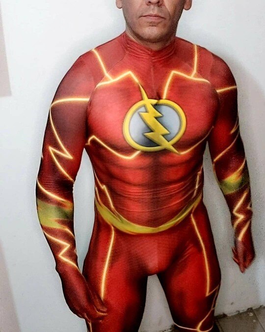 Adults Kids 52 Superhero Barry Cosplay Costume Bodysuit Zentai Suits Boys Man Halloween Jumpsuit
