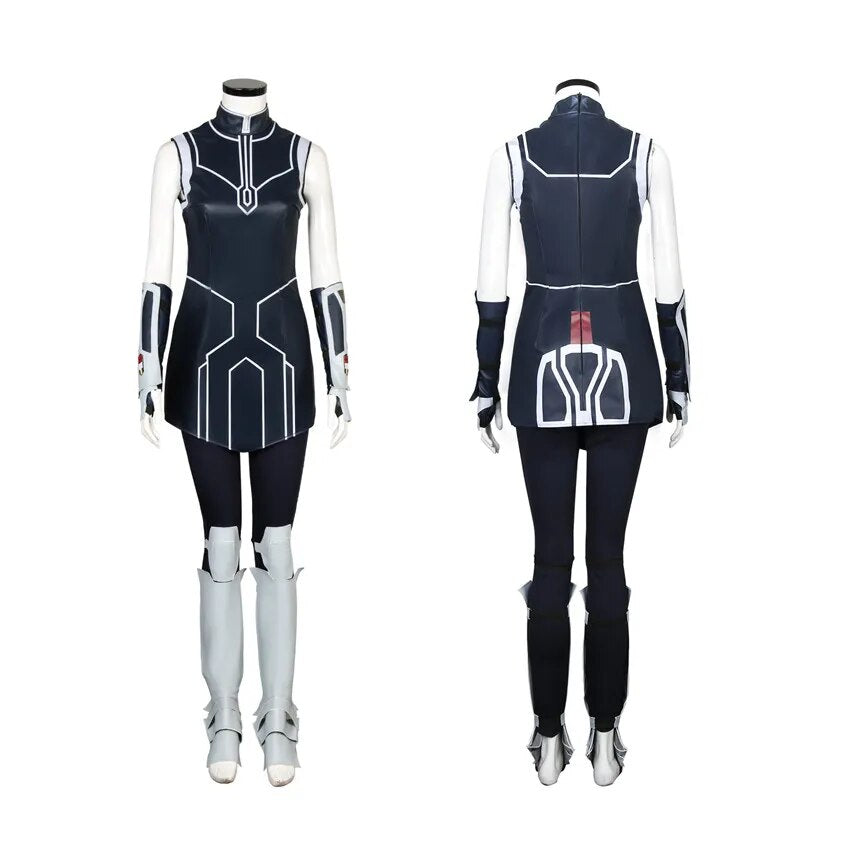 Ahsoka Tano Cosplay Star Costume Women Dress Outfits Halloween Carnival Outfits Party Suit