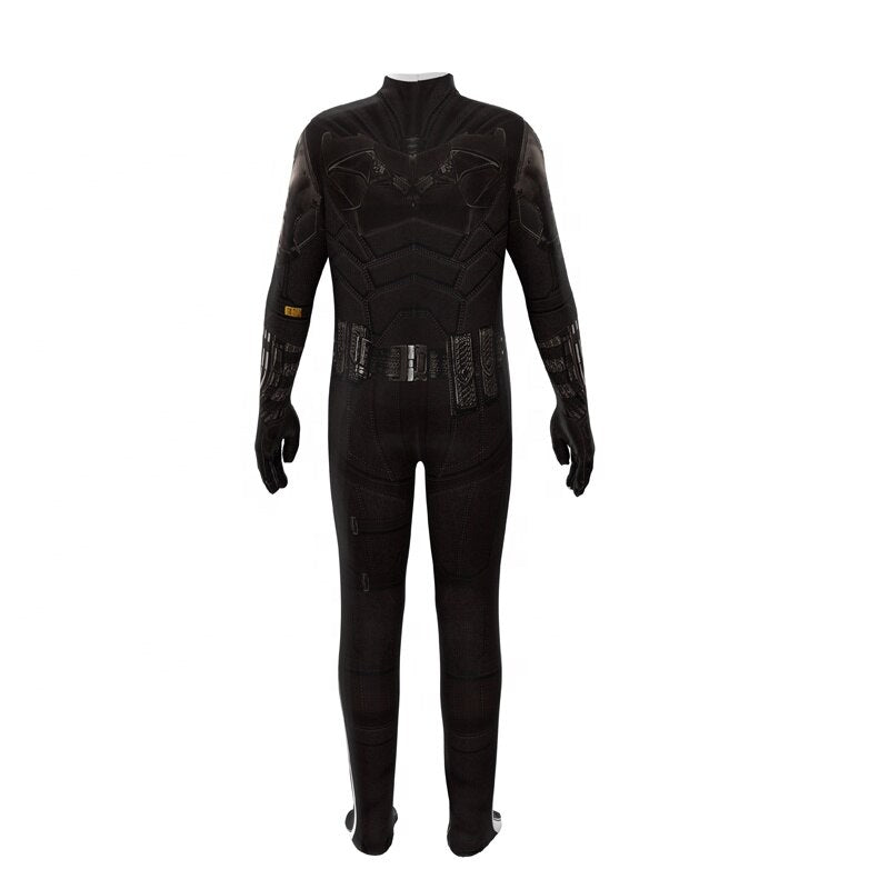 TV&amp;Movie Adults Men Cosplay Costume Jumpsuit The Bat Man Costumes for Halloween Party