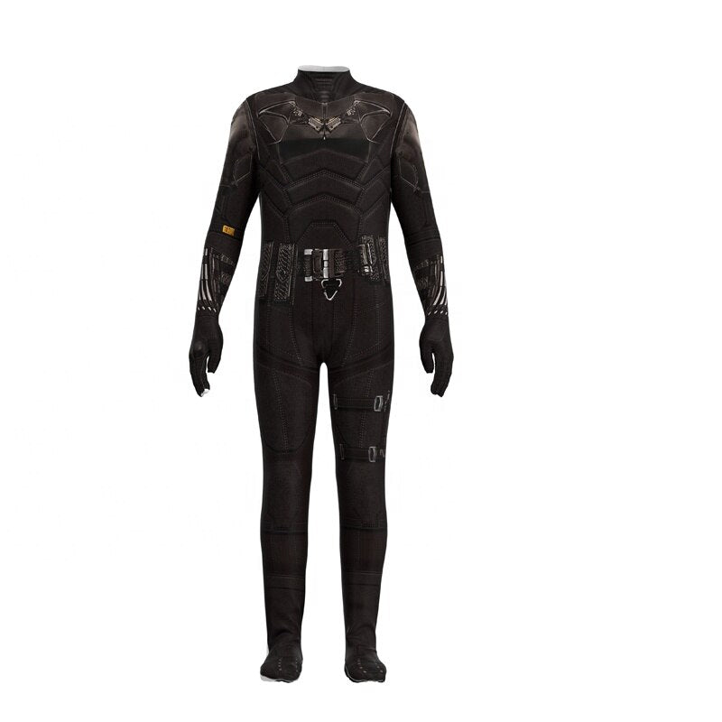 TV&amp;Movie Adults Men Cosplay Costume Jumpsuit The Bat Man Costumes for Halloween Party