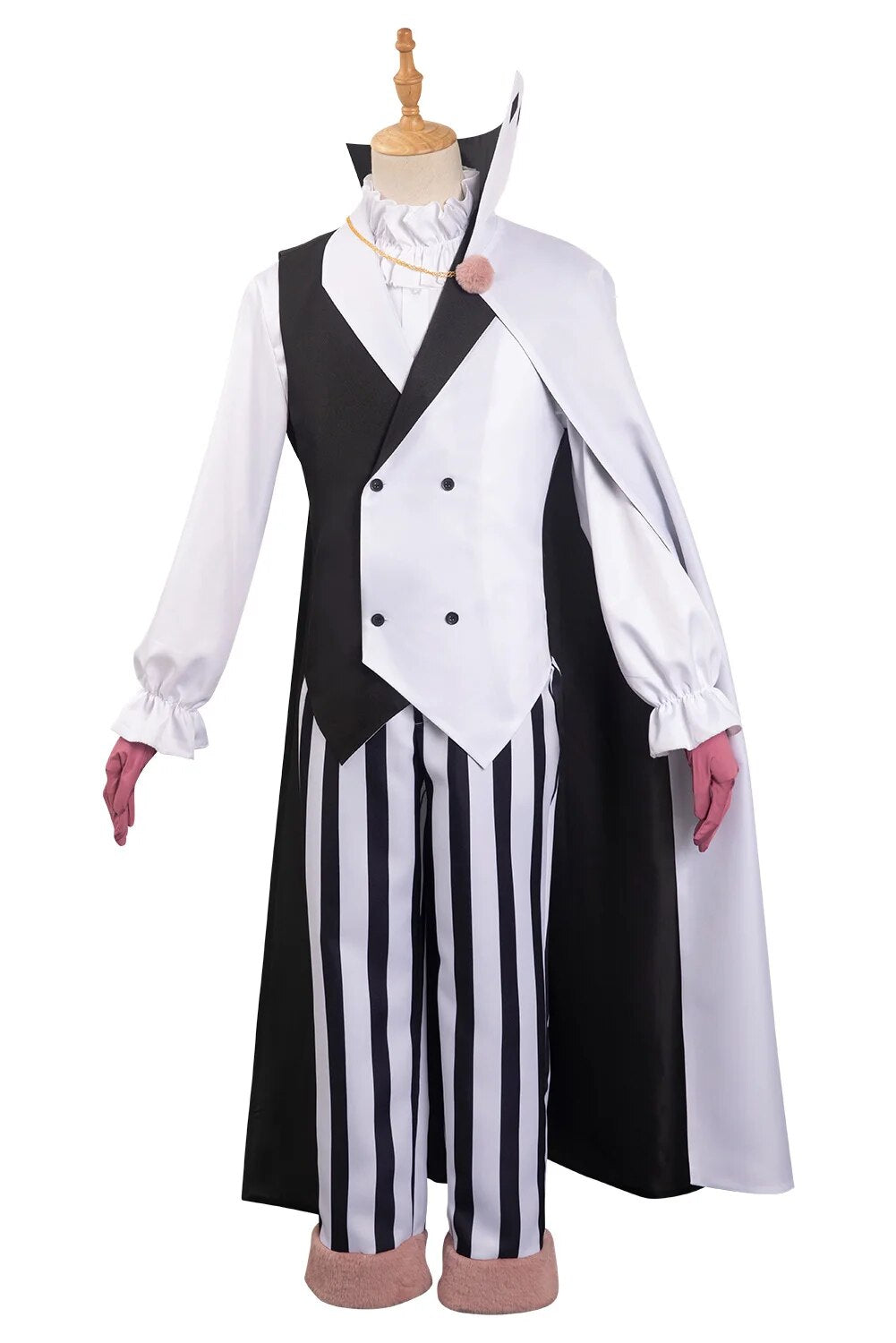 Anime Bungo Stray Dogs Season 4 Nikolai Gogol Cosplay Costume Wig Overcoat Cloak Full Set Uniform The Decay of The Angel Outfit