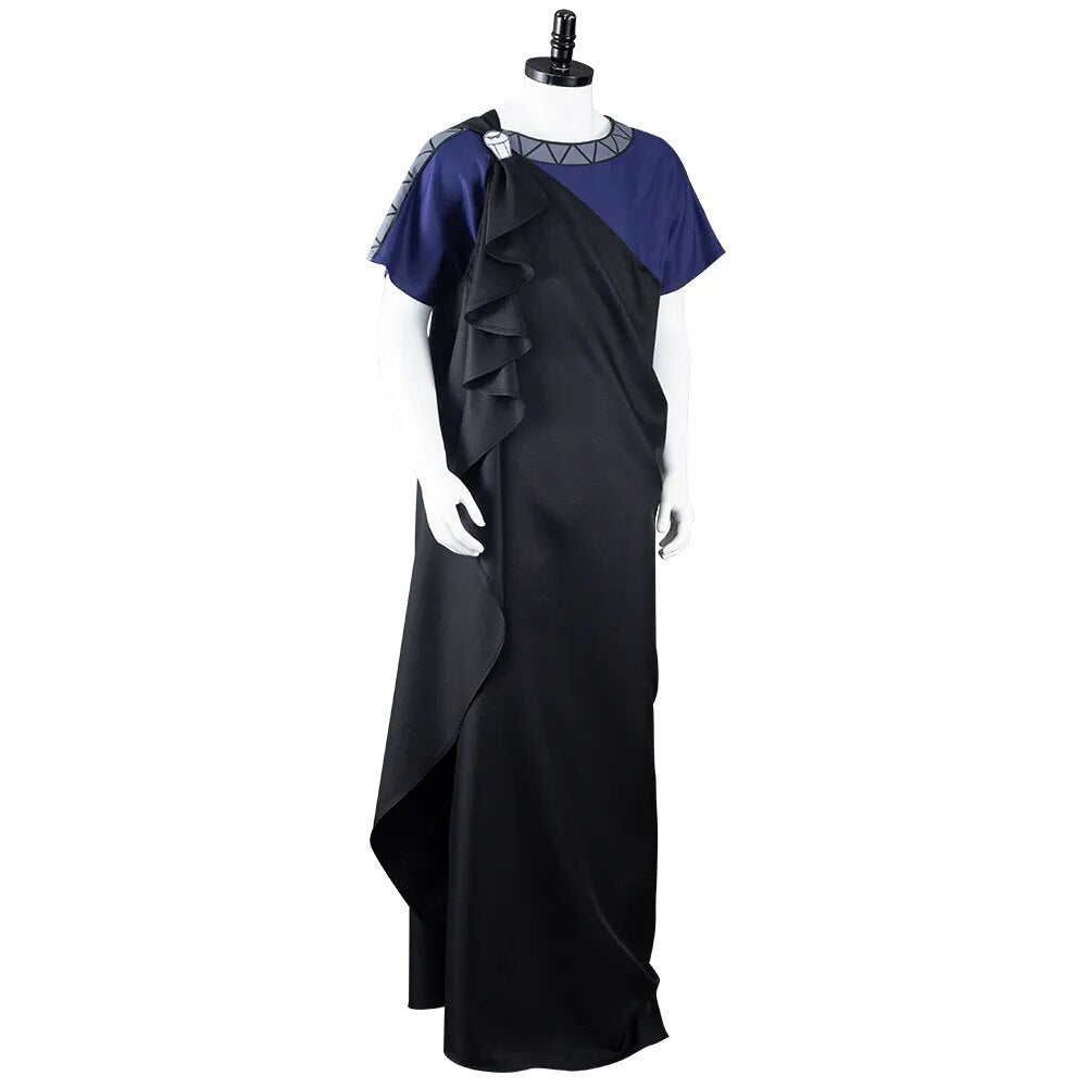 Anime Hercules Hades Cosplay Man Costume T-Shirt Robe Fantasia Men Halloween Carnival Party Male Role Disguise Suit