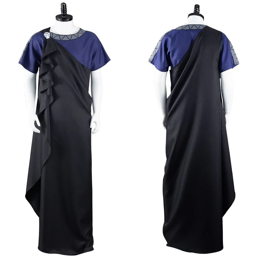 Anime Hercules‎ Megara Hades Cosplay Costume Dress Cloak For Adult Men Women Outfits Halloween Carnival Party Disguise Suit