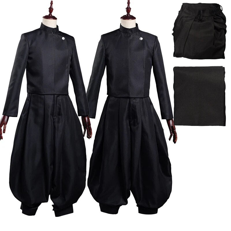 Anime Jujutsu Kaisen Suguru Getou Cosplay Costume Outfits Halloween Carnival Suit Adult Autumn Winter Coat Pant For Women Men