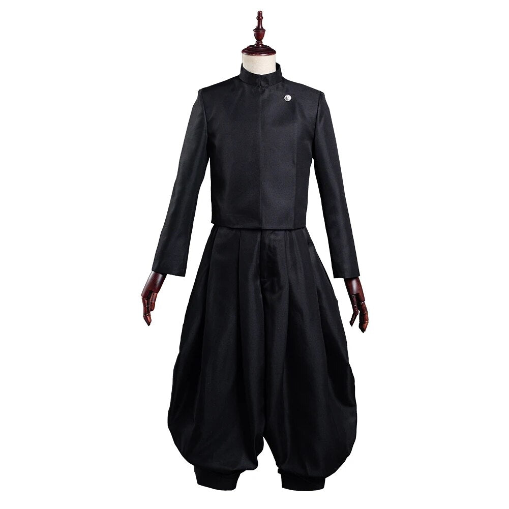 Anime Jujutsu Kaisen Suguru Getou Cosplay Costume Outfits Halloween Carnival Suit Adult Autumn Winter Coat Pant For Women Men