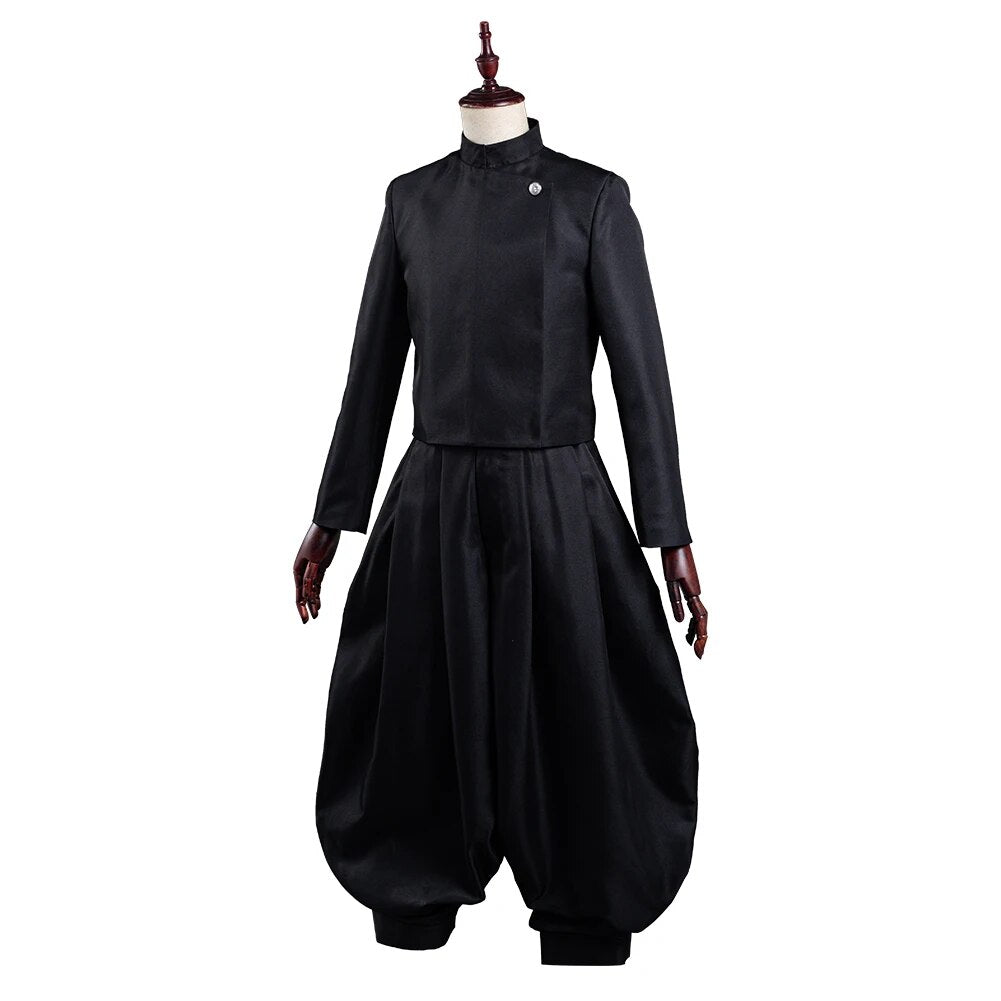 Anime Jujutsu Kaisen Suguru Getou Cosplay Costume Outfits Halloween Carnival Suit Adult Autumn Winter Coat Pant For Women Men