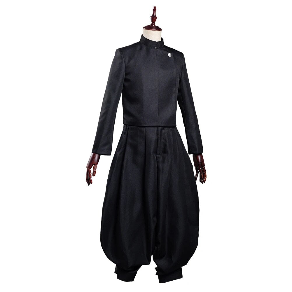 Anime Jujutsu Kaisen Suguru Getou Cosplay Costume Outfits Halloween Carnival Suit Adult Autumn Winter Coat Pant For Women Men