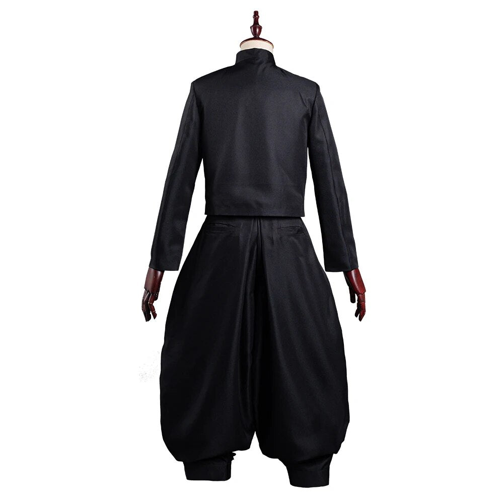 Anime Jujutsu Kaisen Suguru Getou Cosplay Costume Outfits Halloween Carnival Suit Adult Autumn Winter Coat Pant For Women Men
