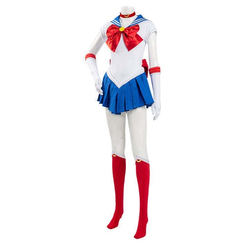 Anime Sailor Moon Cosplay Costume Tsukino Usagi Uniform Dress Outfits Cosplay for Women Kids Halloween Carnivl Party Girl