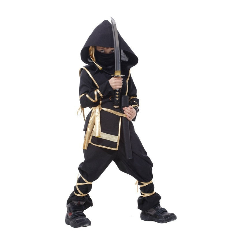 Carnival Dragon Ninja Cosplay Costume Kids Boys Girls Warrior Birthday Party Gifts Coat Suit
