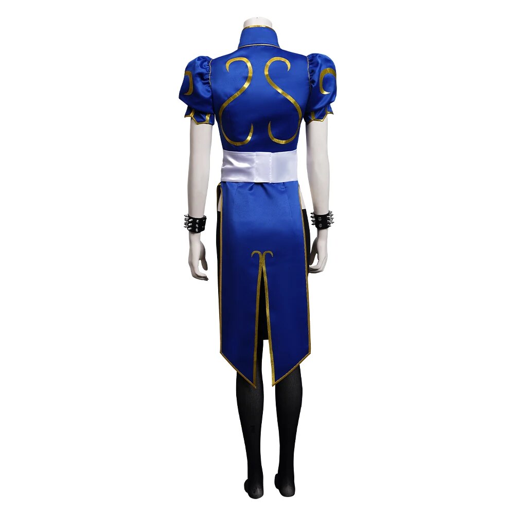 Chun Li Cosplay Costume Anime Game Cosplay Costume Dress Outfit Women Feamle Ladies Halloween Party Role Play Clothing SF