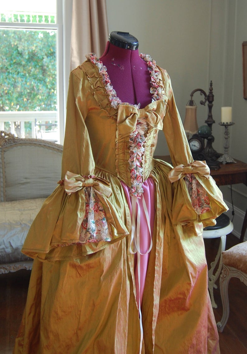 Cosplay Medieval Court Noble Princess Renaissance Costume Dress Marie Antoinette Baroque Ball Gown Halloween