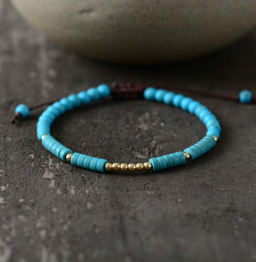 Couples Bracelet Stone and Antique Tibetan Beads Handmade Friendship Bracelets Men Beads Bracelet Jewelry