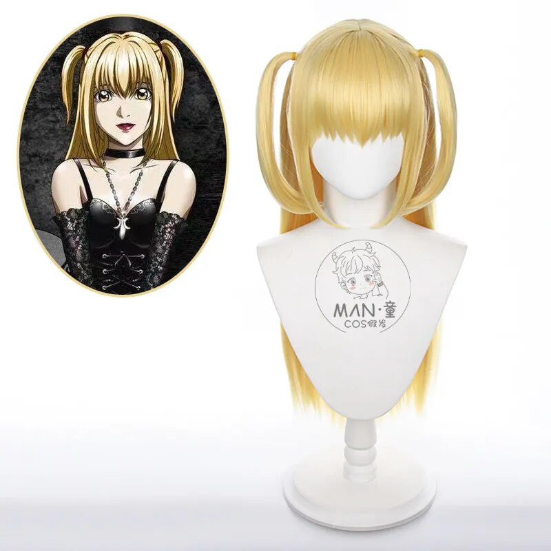 Death Note Cosplay Costume Misa Amane Imitation Leather Sexy Dress +Neck jewelry+stockings+necklace Uniform Outfit Halloween Wig