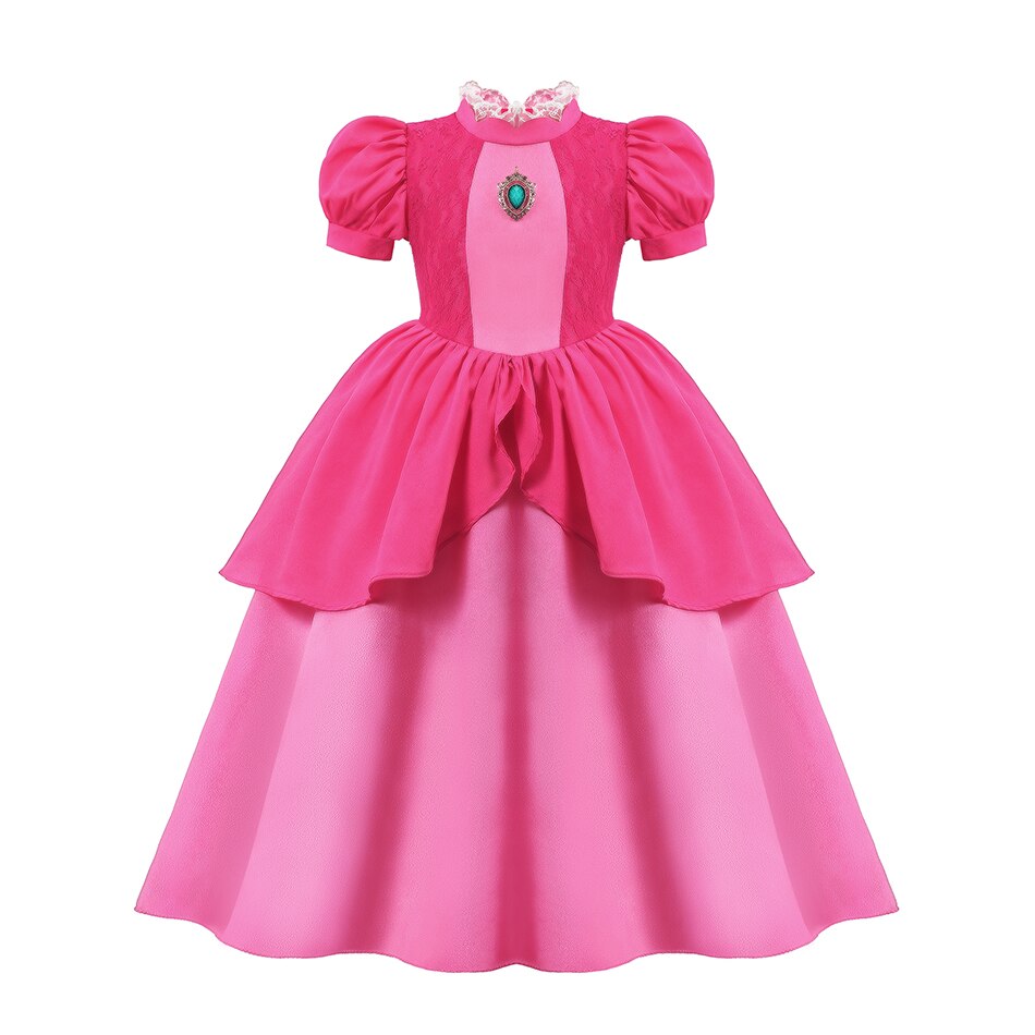 Princess Party Dress for Girls Halloween Frozen Elsa Rapunzel Costume Kids Wednesday Addams Clothing Birthday Gift Gown
