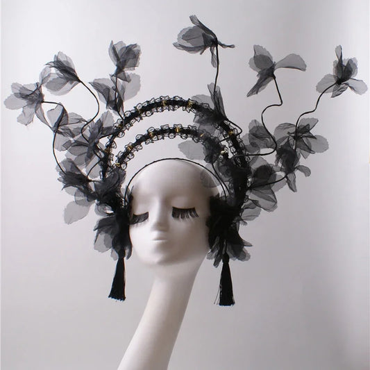 Exaggerated Flower Headdress for Stage Costume Children's Photo Shoot Hair Accessories
