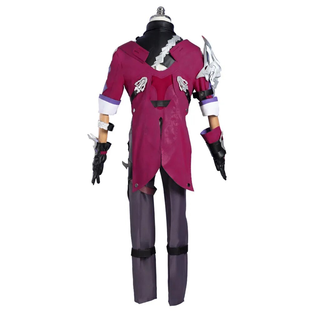Game Honkai Star Rail Sampo Koski Cosplay Anime Costume Men Outfit Coat Vest Pants Gloves Wig Full Set Halloween Party Role Suit