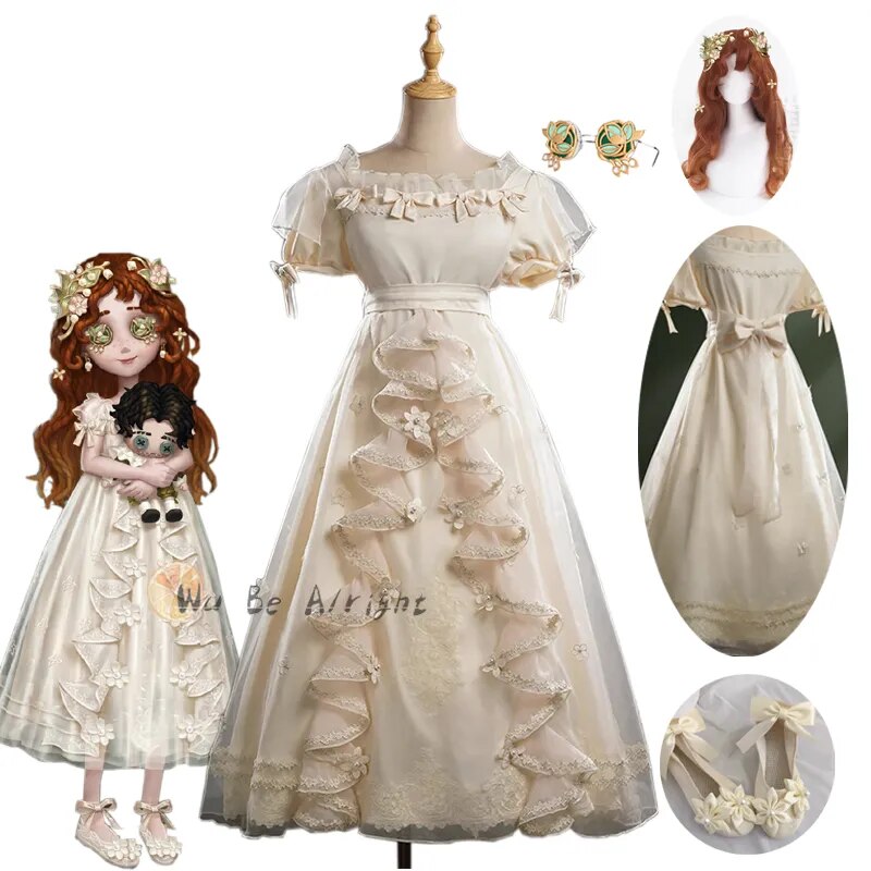 Games Identity V Little Girl Memories Cosplay Costume Eurydice Role Play Uniform Halloween Carnival Party Lolita Outfit Props