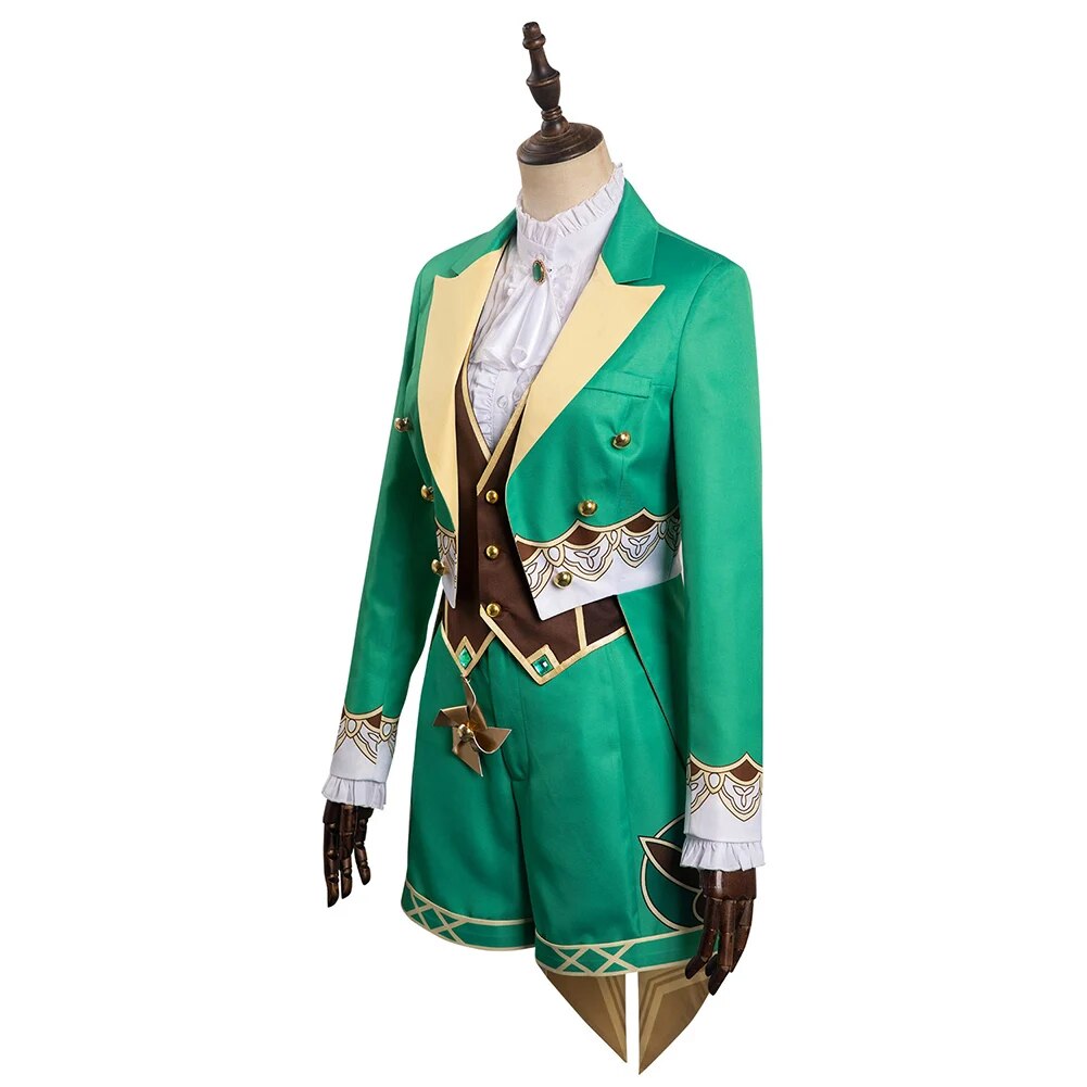 Genshin Impact Venti Alice Cos in Wonderland Mr Bunny Cosplay Costume Halloween Party Clothes For Ladies Role Play