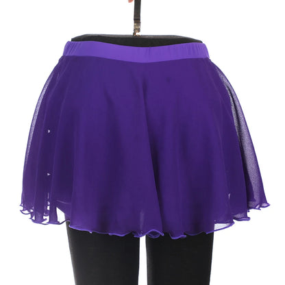Figure Skating Hip Protection Pad For Training Competition With Detachable Skirt Black