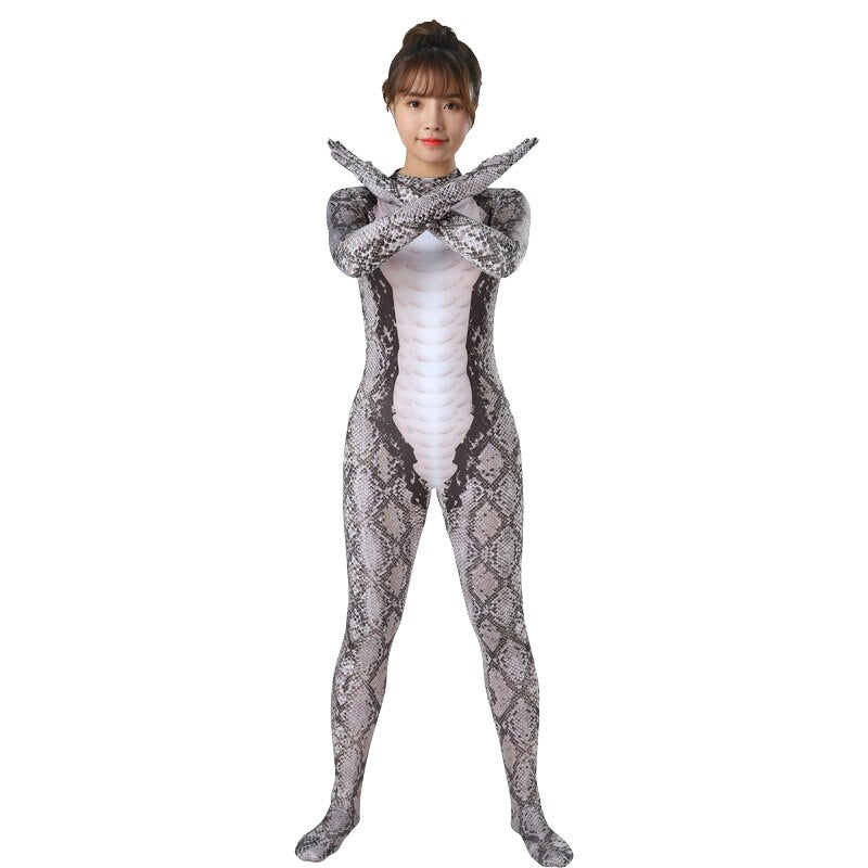 Anaconda-leotardos De Para Mujer, Cosplay, Anime, Unisex  Jumpsuits Sexy Halloween Costume