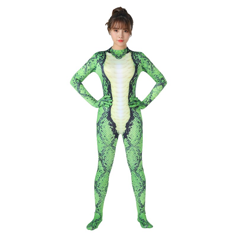Anaconda-leotardos De Para Mujer, Cosplay, Anime, Unisex  Jumpsuits Sexy Halloween Costume