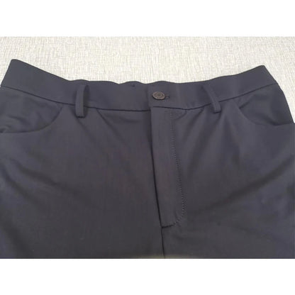 Figure Skating Competition Training Pants Boys Adults Kids Solid Black Rhythmic Gymnastics