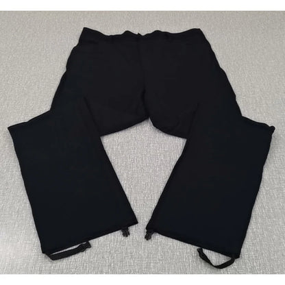 Figure Skating Competition Training Pants Boys Adults Kids Solid Black Rhythmic Gymnastics
