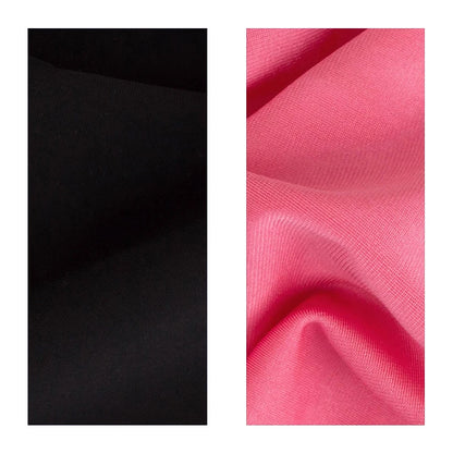 Figure Skating Competition Dress Pink Bow One Line Neck For Women And Children Rhythmic Gymnastics