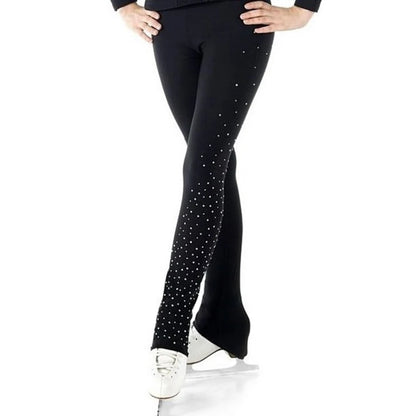 Figure Skating Pants Training Warm Nylon Spandex Women Girls Custom